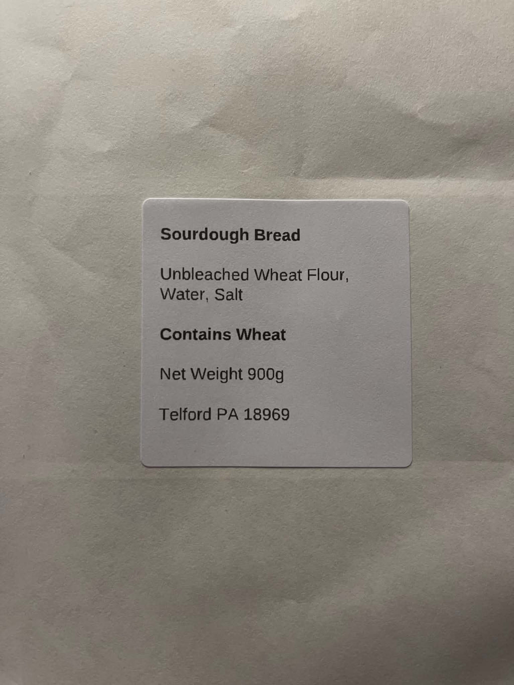 Fresh Local Sourdough (ADD-ON ONLY)