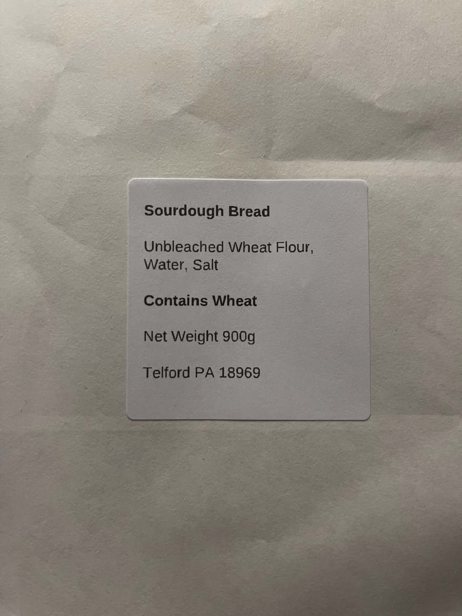 Fresh Local Sourdough (ADD-ON ONLY)